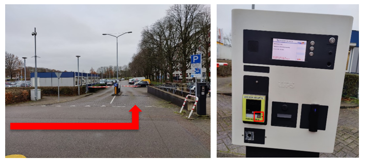 Slagboom + paal P-UNS50